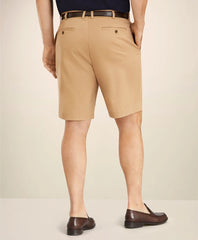 Big & Tall 10" Flat Front Stretch Advantage Chino® Shorts
