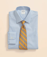 Big & Tall Stretch Supima® Cotton Non-Iron Pinpoint Oxford Ainsley Collar Gingham Dress Shirt
