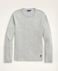 Big & Tall Supima® Cotton Long-Sleeve Logo T-Shirt