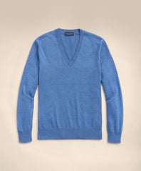 Big & Tall Supima® Cotton V-Neck Sweater
