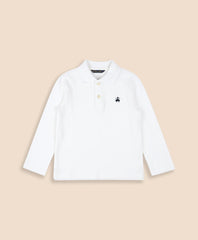 Boys Cotton-Blend Pique Polo Shirt