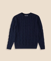Boys Cotton Cable Sweater