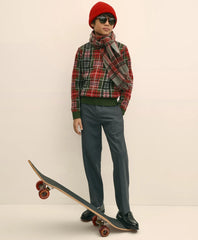 Boys Junior Wool-Blend Trousers