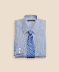 Boys Non-Iron Supima® Cotton Broadcloth Houndstooth Dress Shirt