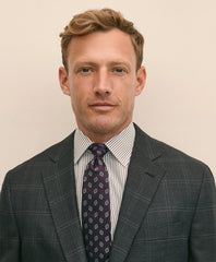 Brooks Brothers Explorer Collection Classic Fit Wool Windowpane Suit Jacket