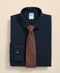 Dress Shirt Brooks Brothers Explorer Collection Non-Iron Twill Ainsley Collar