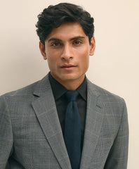 Brooks Brothers Explorer Collection Slim Fit Wool Check Suit Jacket
