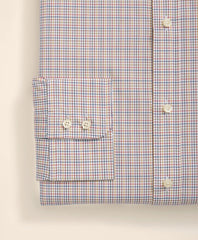 Brooks Brothers X Thomas Mason® Cotton English Collar Checked Dress Shirt