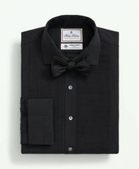 Brooks Brothers X Thomas Mason® Cotton English Collar Swiss Pleat Front Tuxedo Shirt