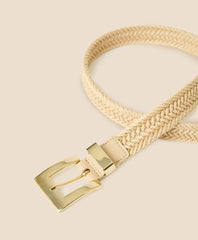 B-Low the Belt Linen Braided Belt