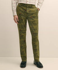 Cotton Equestrian Print Chino