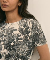 Floral Print Cotton Shell