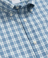 Poplin Short-Sleeve Grid Checks Friday Shirt