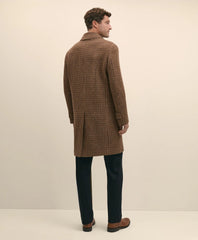 Lambswool Tattersall Balmacaan Coat