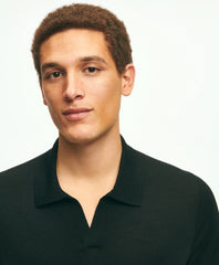 Lightweight Luxe All-Season Sweater Johnny Collar