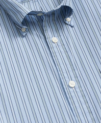 Striped Sport Shirt Performance Series Stretch Polo Button-Down Collar