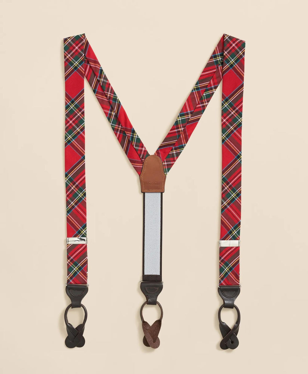 Royal Stewart Tartan Suspenders