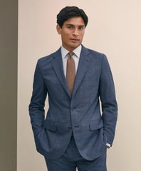 Slim Fit Wool Checked 1818 Suit