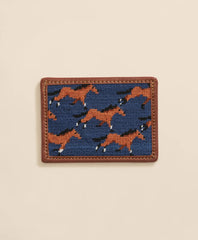 Smathers & Branson Needlepoint Horse Card Case