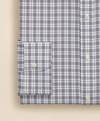 Check Dress Shirt Stretch Supima® Cotton Non-Iron Pinpoint Oxford Ainsley Collar