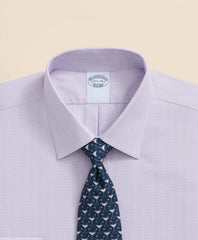 Stretch Supima® Cotton Non-Iron Royal Oxford Ainsley Collar Striped Dress Shirt