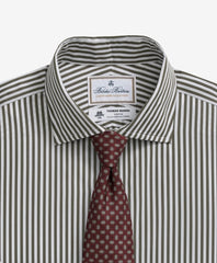 Brooks Brothers X Thomas Mason® Cotton English Collar Striped Dress Shirt