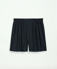 Cotton Poplin Black Watch Tartan Boxers