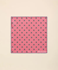 Silk Equestrian Motif Pocket Square