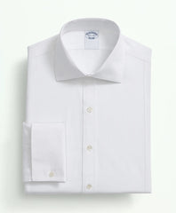 Supima® Cotton Poplin English Collar Pique Bib Tuxedo Shirt