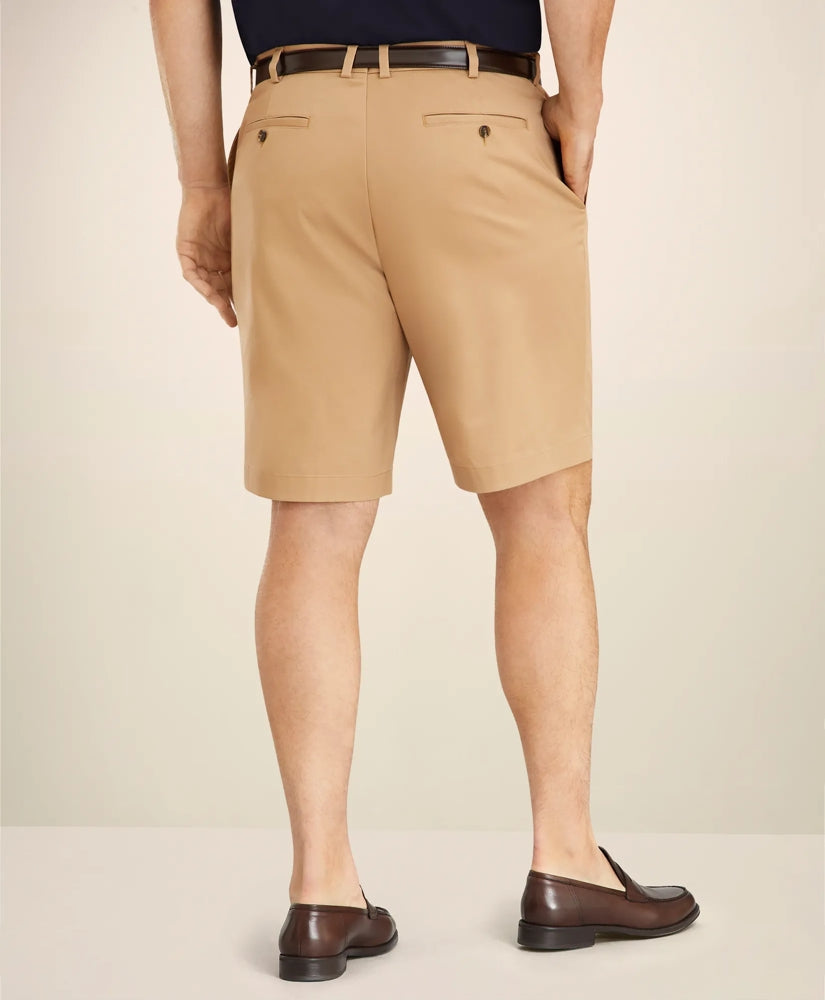 Big & Tall 10" Flat Front Stretch Advantage Chino® Shorts