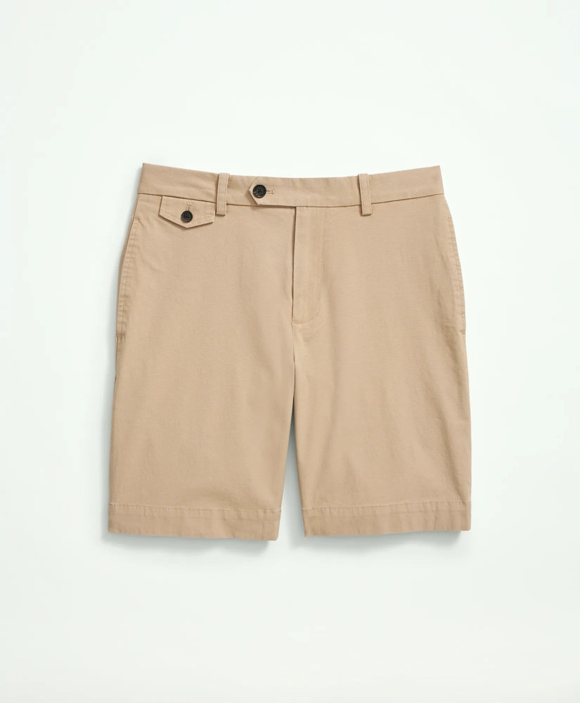 Big & Tall 9" Stretch Supima® Cotton Poplin Shorts