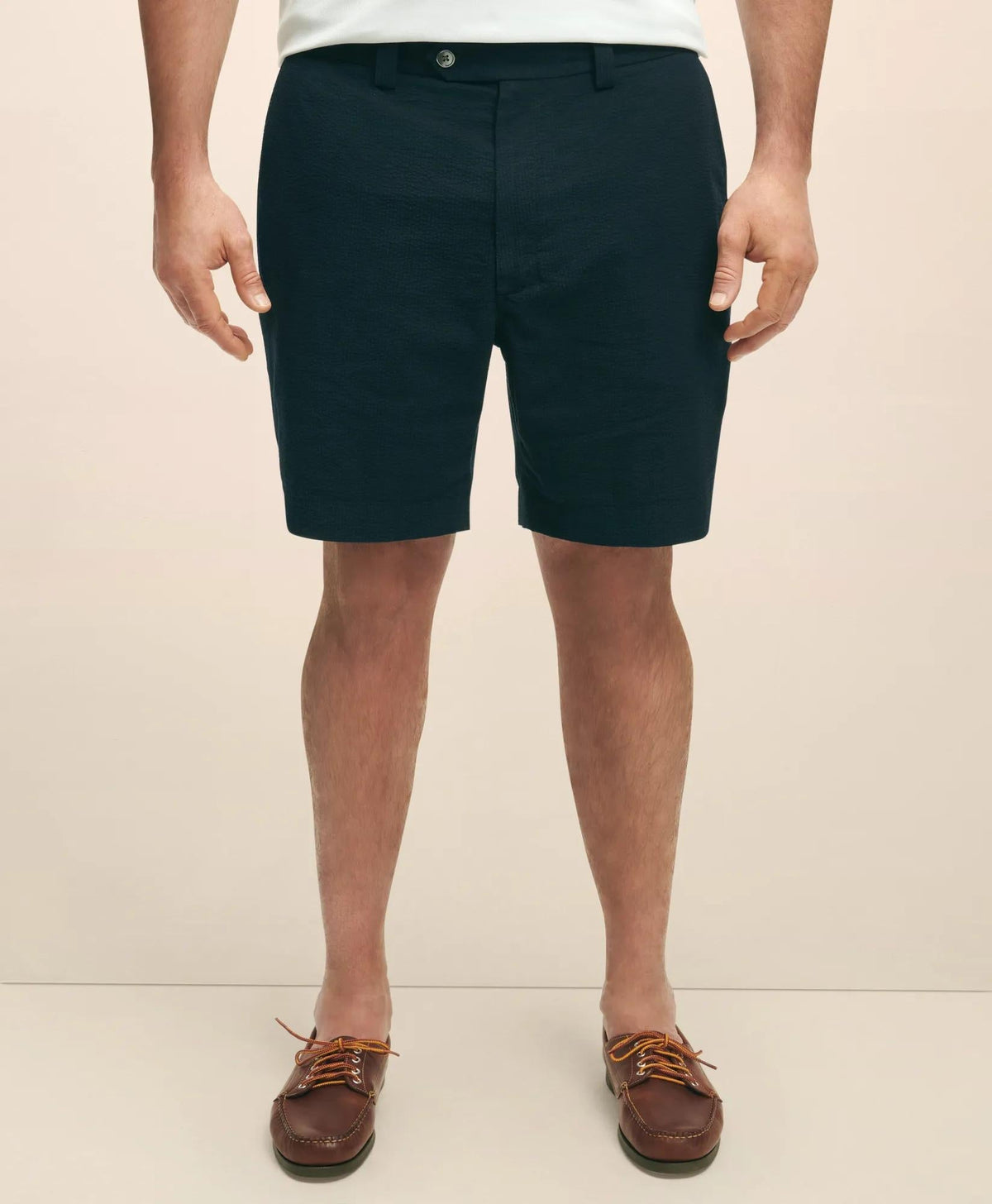 Big & Tall Cotton Seersucker Shorts