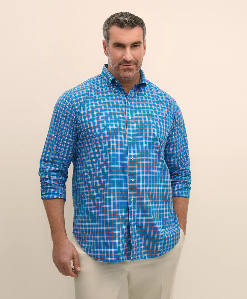 Big & Tall Friday Shirt Poplin Check