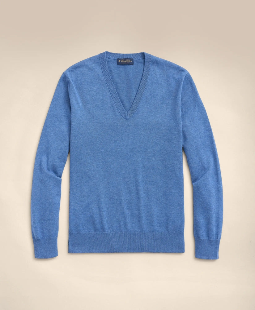 Big & Tall Supima® Cotton V-Neck Sweater