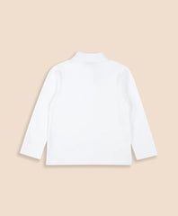 Boys Cotton-Blend Pique Polo Shirt