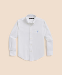 Boys Non-Iron Stretch Cotton Oxford Sport Shirt