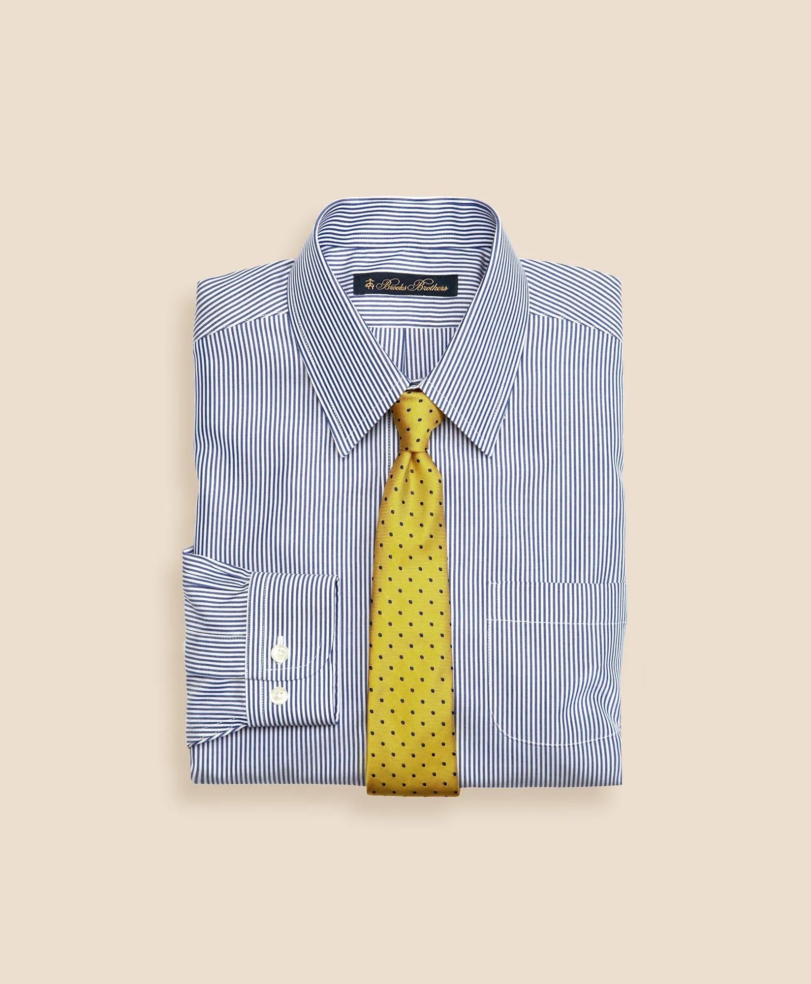 Boys Non-Iron Supima® Cotton Broadcloth Candy Stripe Dress Shirt