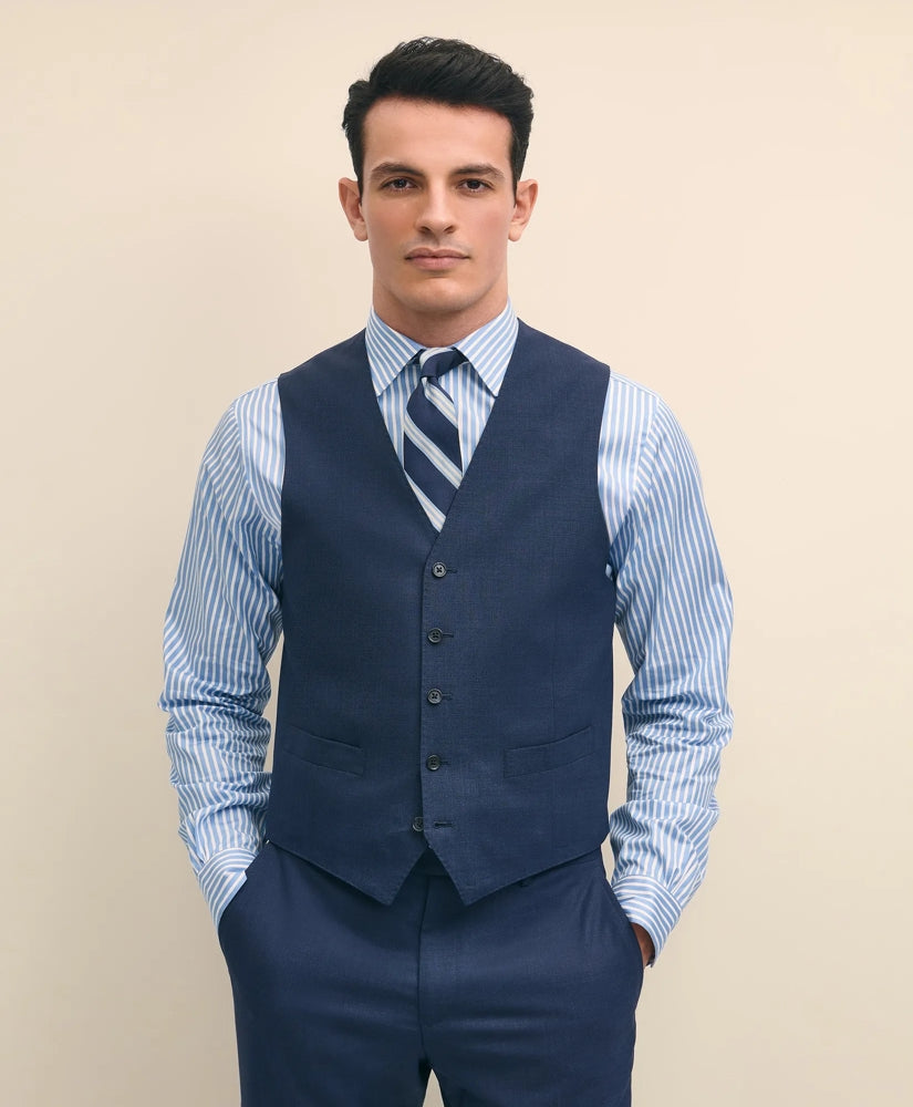 Brooks Brothers Explorer Collection Classic Fit Wool Suit Vest