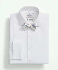 Brooks Brothers X Thomas Mason® Cotton English Collar Swiss Pleat Front Tuxedo Shirt