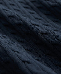Cable Knit Archive Tennis Polo in Supima® Cotton