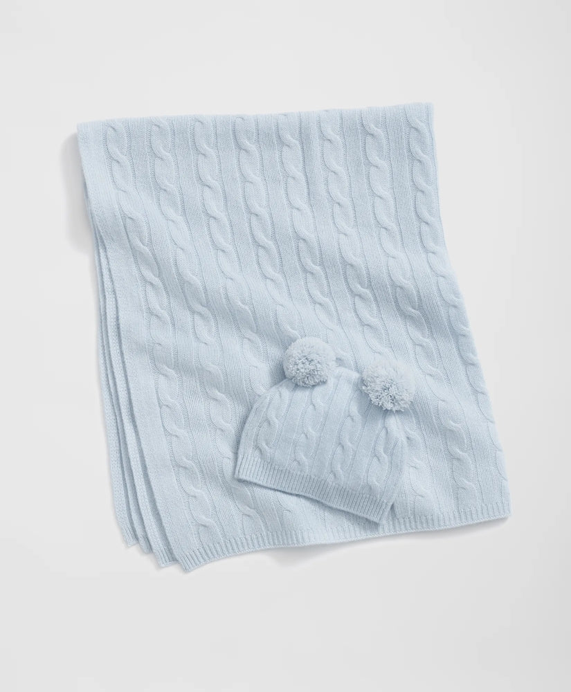 Cashmere Baby Blanket & Beanie Gift Set