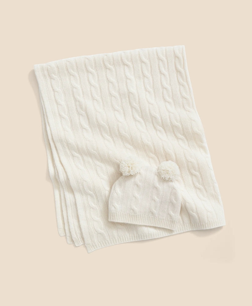 Cashmere Baby Blanket & Beanie Gift Set