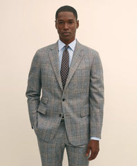 Classic Fit Saxon Wool Bold Check 1818 Suit