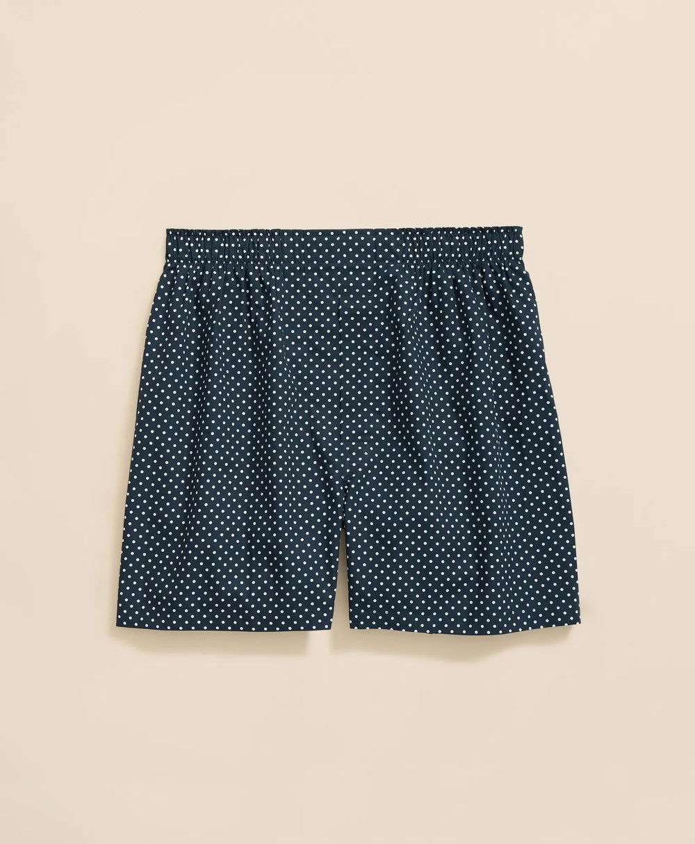 Cotton Broadcloth Dot Boxers