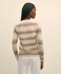Egyptian Cotton Space-Dyed Cardigan