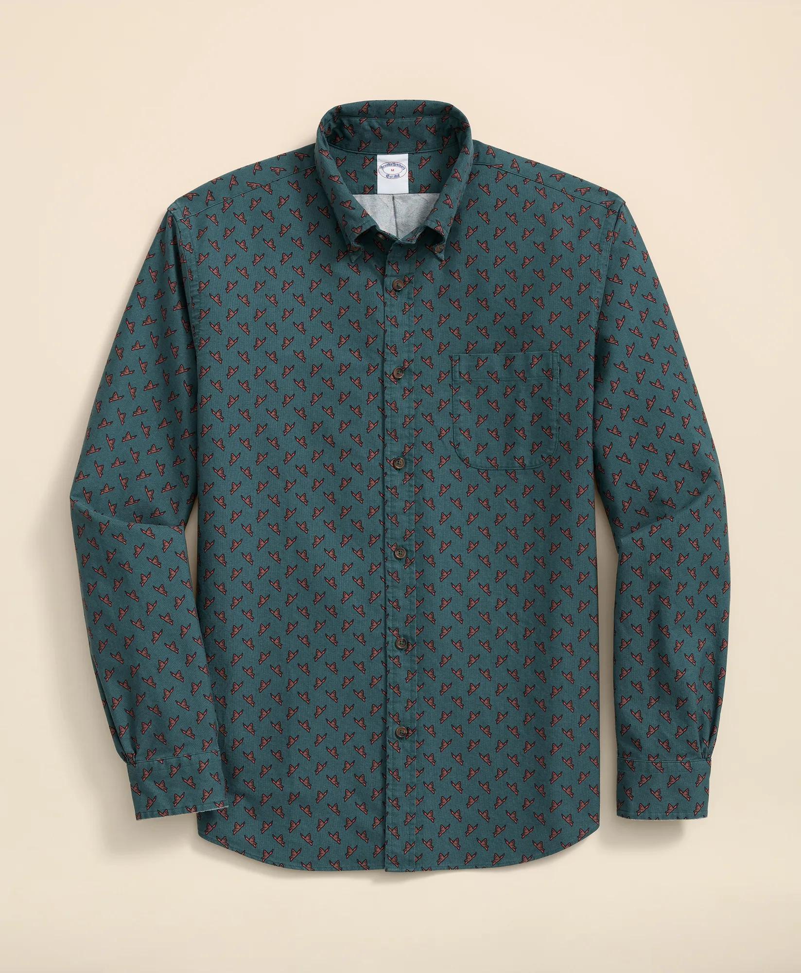 Friday Shirt Oxford Mallard Print