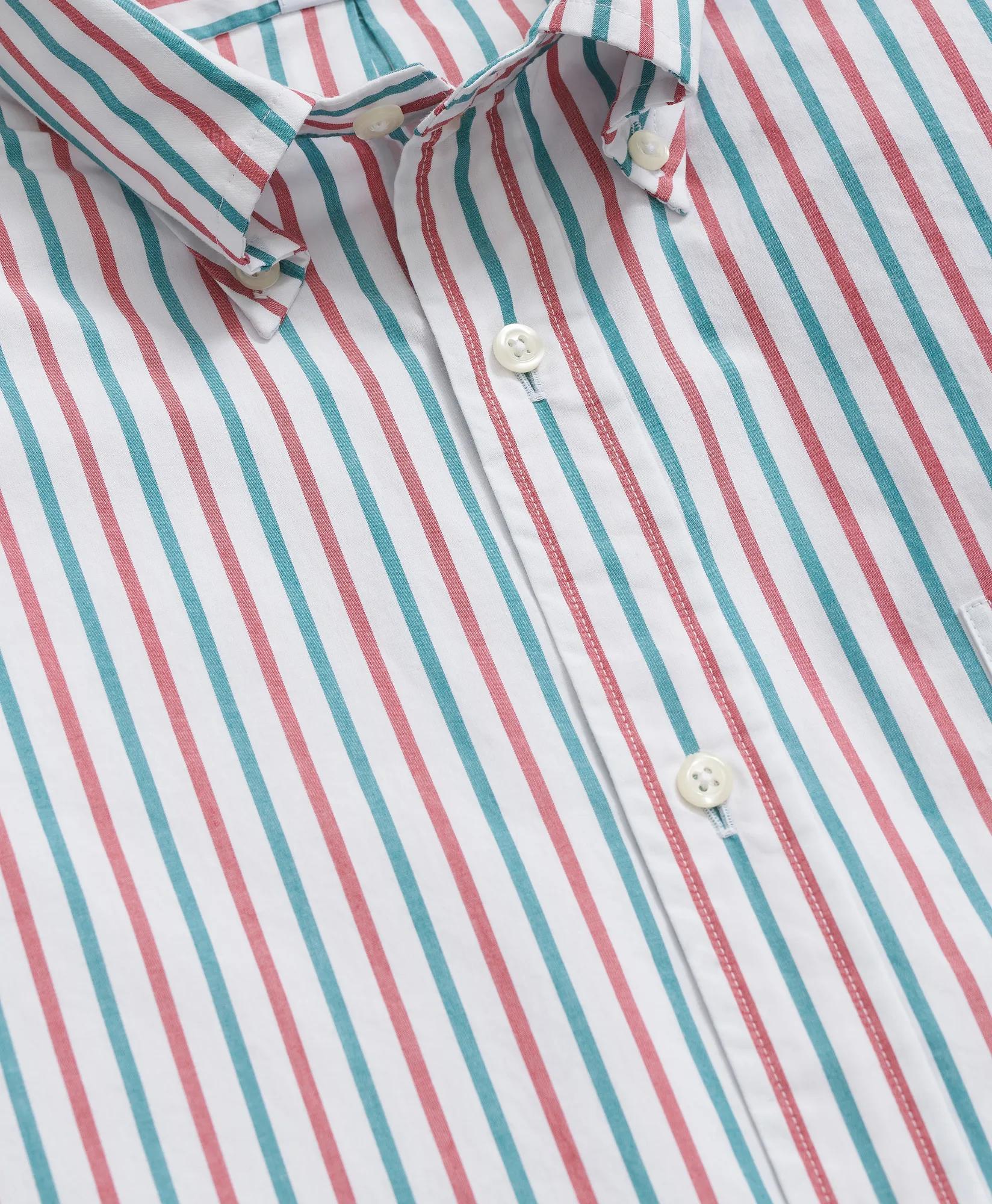 Poplin Holiday Stripe Friday Shirt