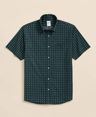Friday Shirt Poplin Short-Sleeve Medallion Print