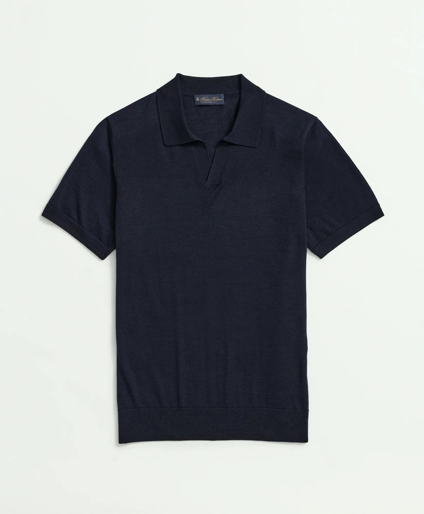 Lightweight Luxe All-Season Sweater Johnny Collar