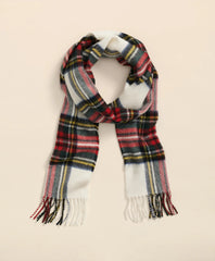 Merino Wool Tartan Scarf